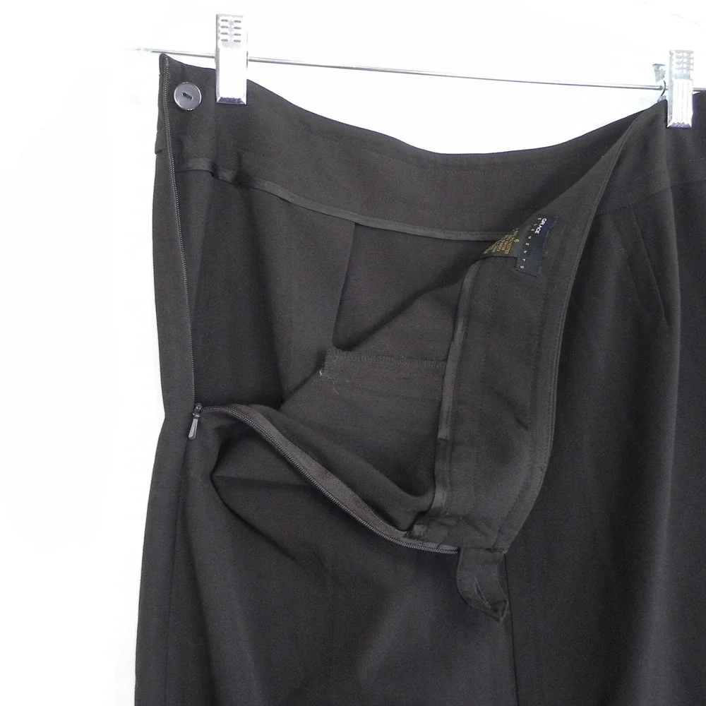 Grace Elements Skirt Womens‎ 6 Kensington Pencil Business Office Tudor Brown NWT